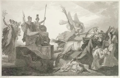 Republique Francais, gegraveerd door Jacques Louis Copia